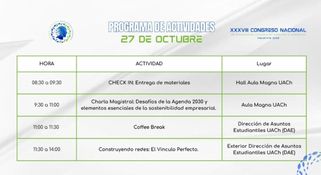 Congreso Nacional XXXVIII de Estudiantes Contadores Públicos y Auditores